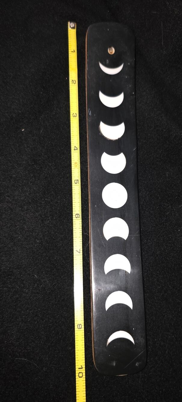 Celestial Moon Phase Incense Holder 10 inch
